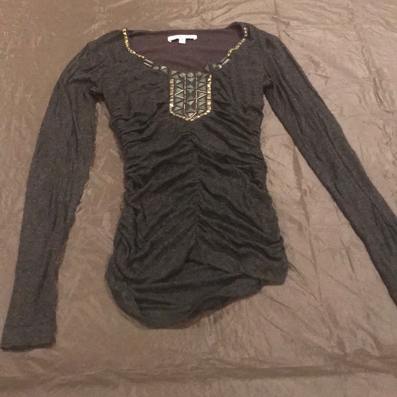 CAbi embellished long sleeved fitted shirt - Picture 2 of 5